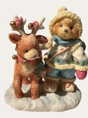 Cherished Teddies NIles "Near And Deer For Christmas" Figurine By Priscilla Hill